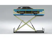 Гидравлическая платформа для автомобилей с ножницами на 8 тонн