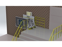 Гидравлический инвалидный лифт с платформой 1000x1300 мм - 1