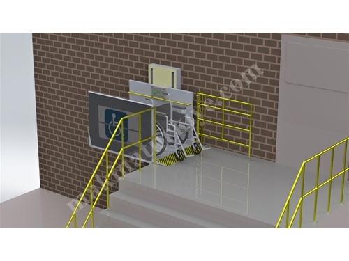 1000x1300 mm Platform Hydraulic Handicap Elevator