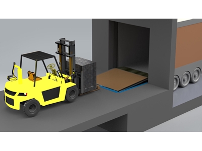6 Ton (2300x2500 mm) Loading Ramp with Platform - 1