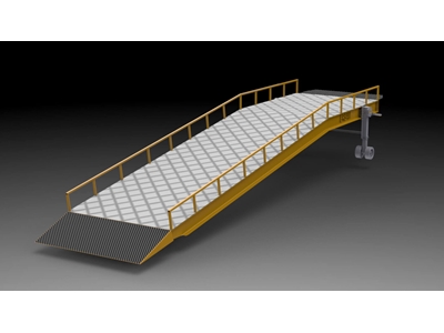 6 Ton (2300x2500 mm) Loading Ramp with Platform - 7