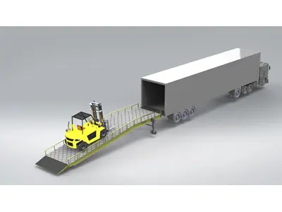 6 Ton (2300x2500 mm) Platformlu Yükleme Rampası
