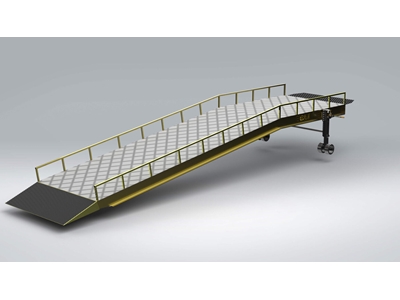 6 Ton (2300x2500 mm) Loading Ramp with Platform - 8