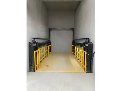 Гидравлический лифт для автомобилей на 3 тонны (с 4 столбами) между этажами