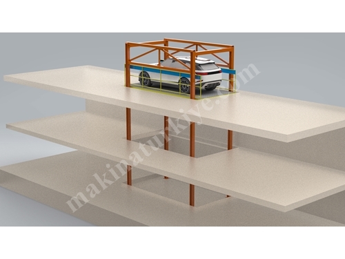 5 Ton (4-Column) Hydraulic Floor-to-Floor Vehicle Elevator