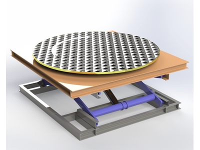 3000 Kg Makaslı Hidrolik Yük Platformu - 0