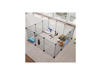 Küçük Hayvan Kedi Köpek Kuş Evi Kafesi Oyun Parkı - 5