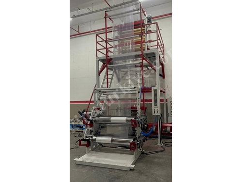 130 Cm Plastik Film Ekstrüder Makinası