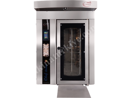 40×60 Cm Elektrikli 10 Raflı Döner Arabalı Ekmek Pasta Fırını