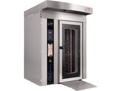53 X 65 Cm Elektrikli 13 Tepsili Döner Arabalı Ekmek Pasta Fırını