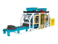 4 Stück / Einzelschuss 20X20x40 cm Block halbautomatische Ziegel- und Pflastersteinproduktionsmaschine