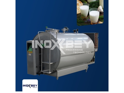 2000 - 25000 Litre Horizontal Milk Cooling Tank - 0