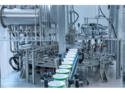 1200 Pcs/H Rotary Filling And Sealing Machine Lines