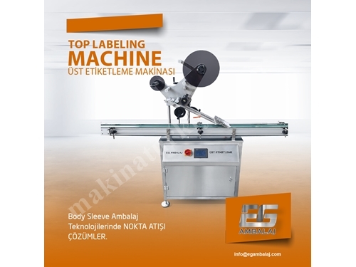 Üst Etiketleme Makinası & Top Labeling Machine