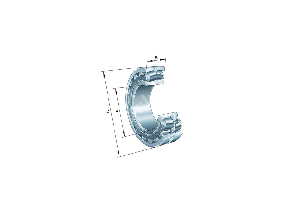 24030-BE-XL Steel Cage Spherical Roller Bearing FAG 24030-BE-XL ...