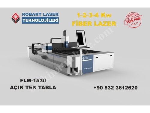 1500*3000 Mm 3 KW Robart Fiber Lazer Kesim Makinası| Yerli Üretim Fiber Lazer
