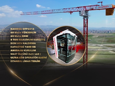 8 Ton Top Slewing Tower Crane - 0