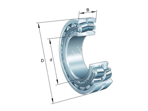 Подшипник ролика 22317-E1-XL-T41A с стальной клеткой