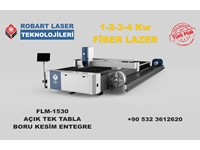 1500*3000 Mm Tabla + 6 M Boru Kesimli Fiber Lazer Kesim Makinası - 0