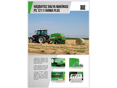 PS-1211 Farma Plus Haşbaysız Rulo Balya Makinası - 1
