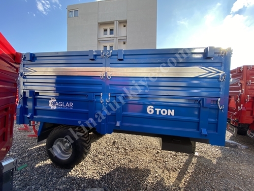 6 Ton Frenli Çift İlaveli Römork