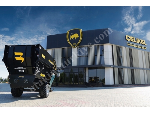 12 M³ Çift Helezonlu Yatay Yem Karma Makinesi