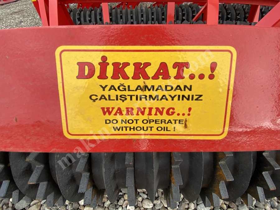 3 Metre Çekilir Tip Döküm Toprak Merdanesi