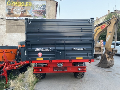 10 Ton Tandem Çift Dingil Tır Tipi Römork - 4