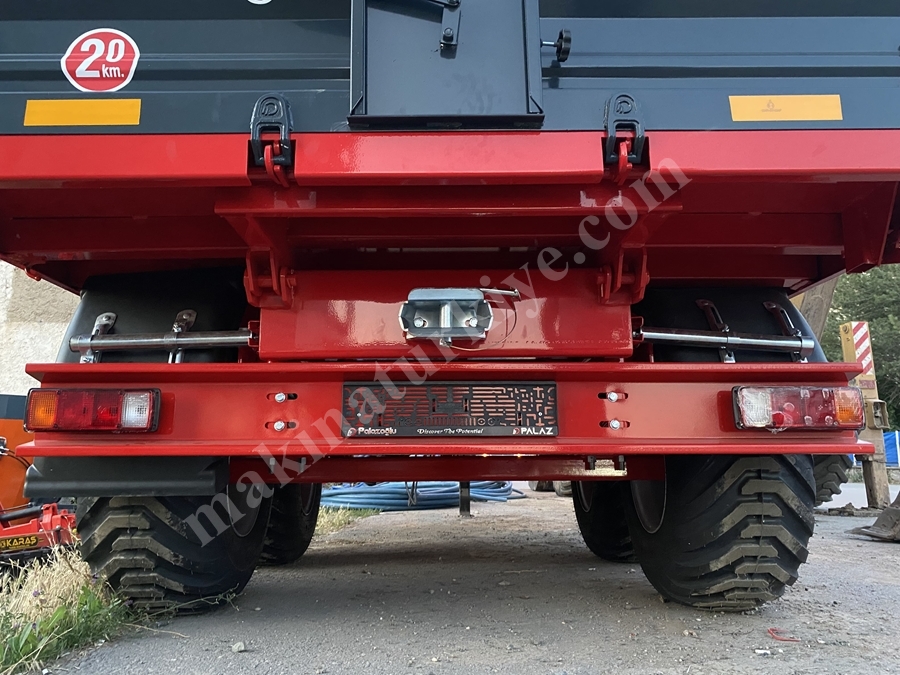 10 Ton Tandem Çift Dingil Tır Tipi Römork