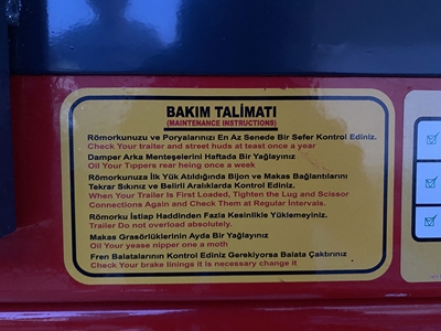 10 Ton Tandem Çift Dingil Tır Tipi Römork - 14
