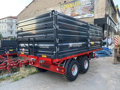 10 Ton Tandem Çift Dingil Tır Tipi Römork - 0