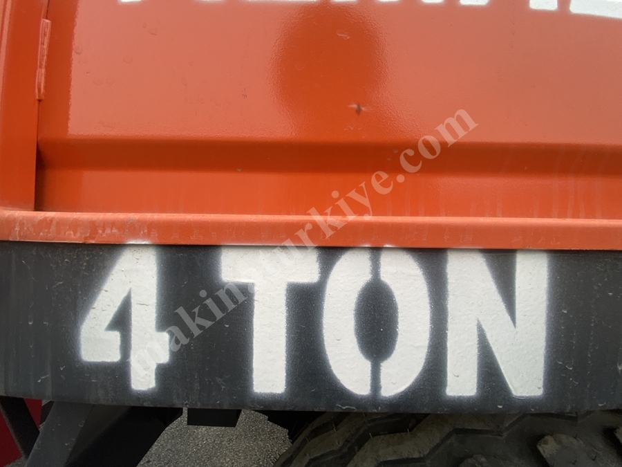 4 Ton Tek İlaveli Römork