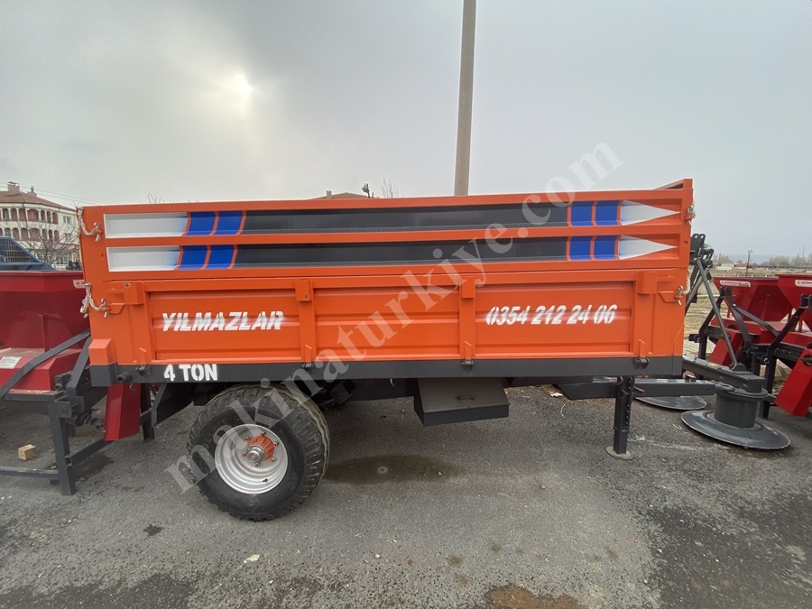 4 Ton Tek İlaveli Römork