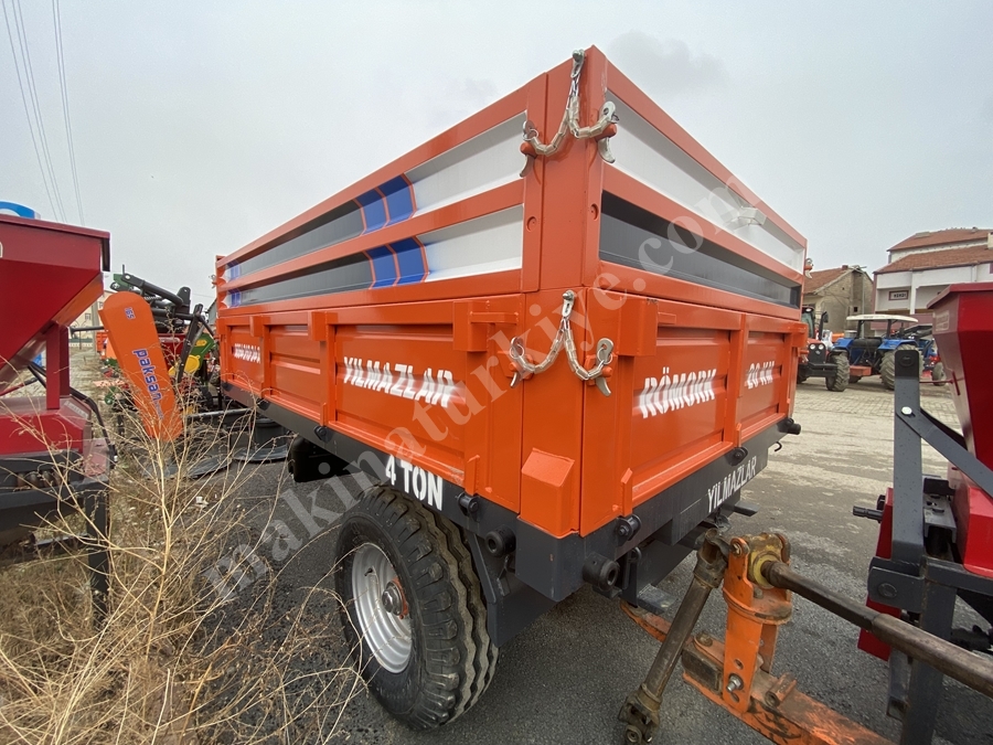 4 Ton Tek İlaveli Römork