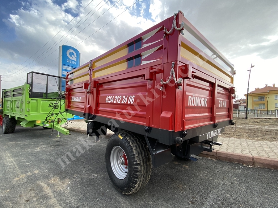 5 Ton Tek İlaveli Römork