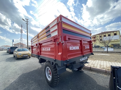 6 Ton Tek İlaveli Römork - 2