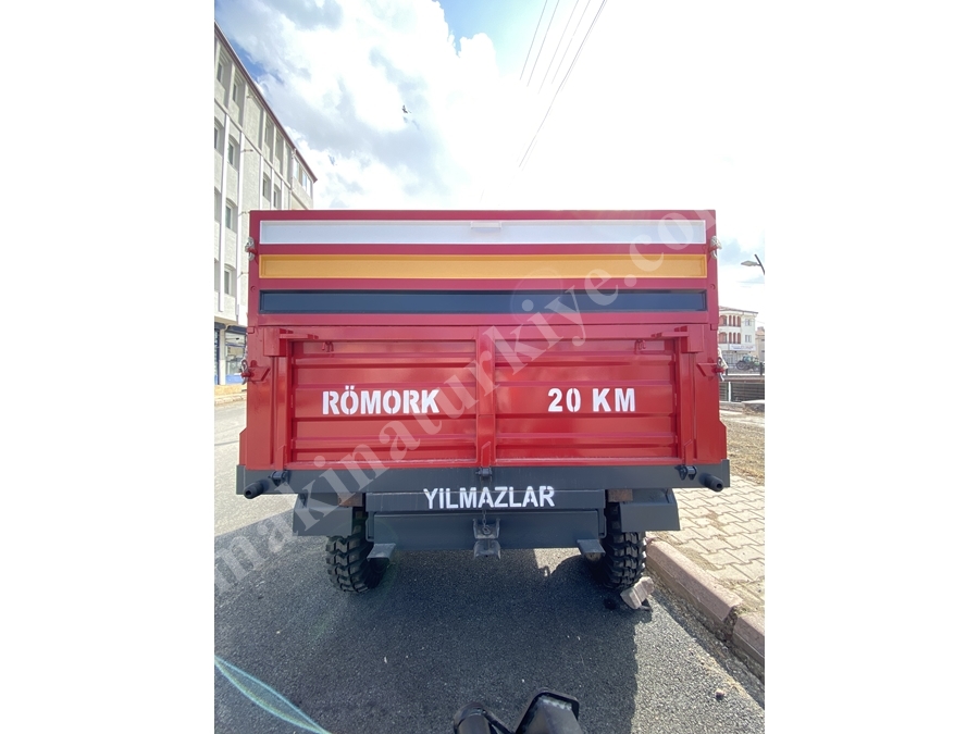 6 Ton Tek İlaveli Römork