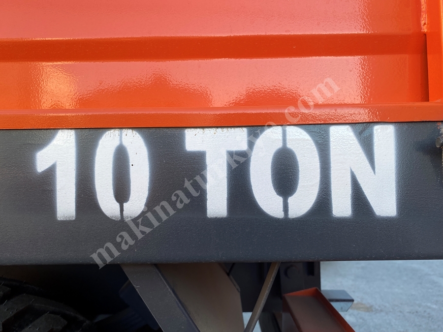 10 Tonluk Tandem Çift Dingil Tır Tipi Römork