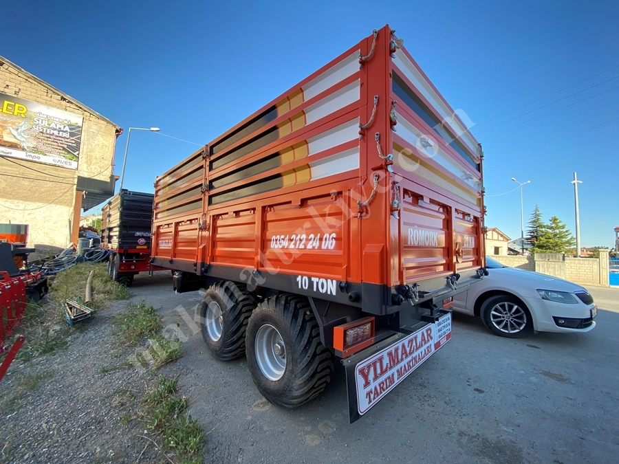 10 Tonluk Tandem Çift Dingil Tır Tipi Römork