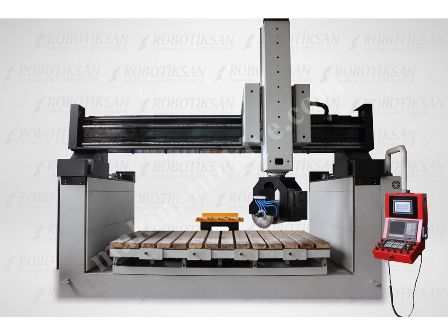 5 Eksen Cnc Köprü Kesme, Mermer Cnc,