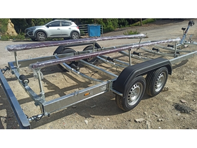 Pino Trailer - Pulling Bar Service Boat Transport Trailer - 1