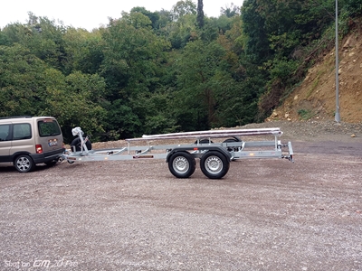 Pino Trailer - Pulling Bar Service Boat Transport Trailer - 3
