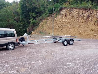 Pino Trailer - Pulling Bar Service Boat Transport Trailer - 12