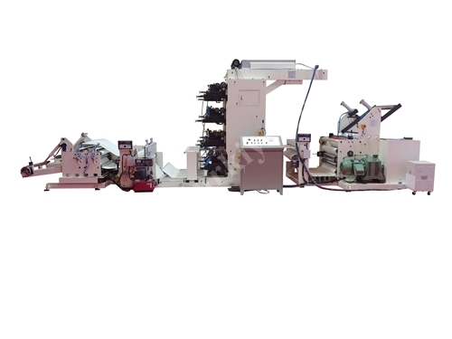 100 m/Min Five Color Flexo Printing Machine