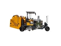1000 Litre Paint Tank Airspray Air-operated Thermoplastic Road Marking Machine - 0