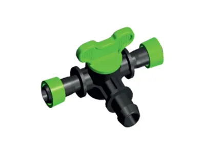 20x16x20 mm Nutted Ball Valve Middle Line Irrigation Valve