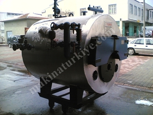 Паровой котёл на сжиженном и газовом топливе для цилиндрических форм 20-150 м²