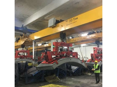 6 Ton Metro Tünel İnşaat Vakumlu Kaldırma Taşıma Sistemi - 2