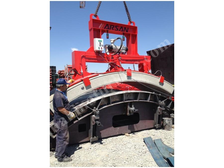 6 Ton Metro Tünel İnşaat Vakumlu Kaldırma Taşıma Sistemi