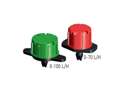 0-70 L/H Red Flow Adjustable Inline Dripper - 0
